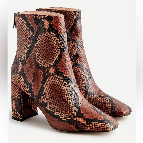 J. Crew Shoes - NWT J Crew Leather Block-heel Ankle Boots